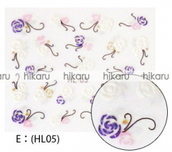3D Наклейки для ногтей HL-05 Япония 
