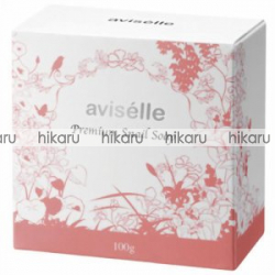 Мыло для лица с сикрецией улитки. AVISELLE Premium Snail Soap. 100г  